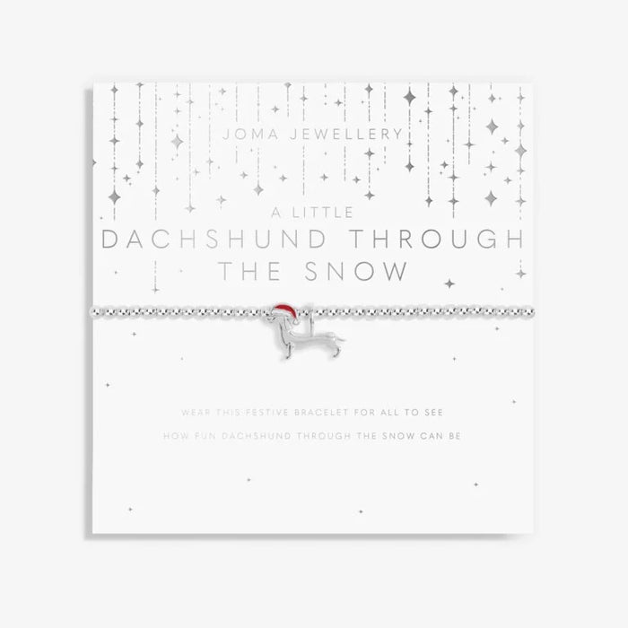 Christmas A Little 'Dachshund Through The Snow' Bracelet