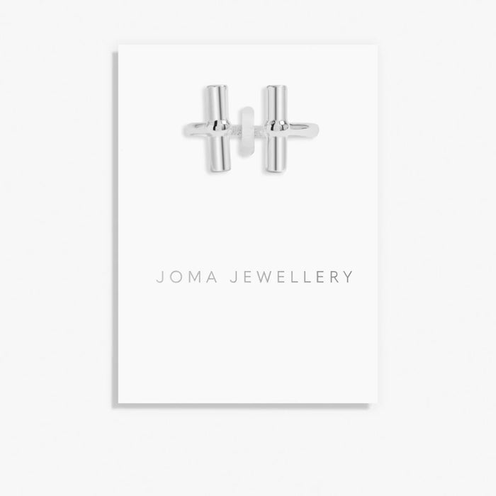 Aura Silver Bar Ring