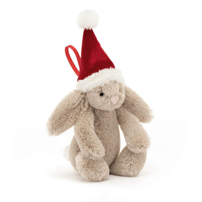 Jellycat: Bashful Christmas Bunny Decoration