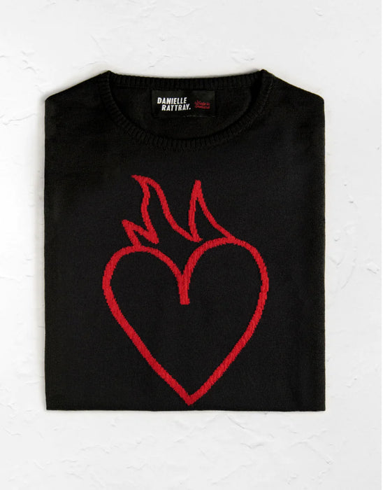 Danielle Rattray: Flaming Heart | Black Red