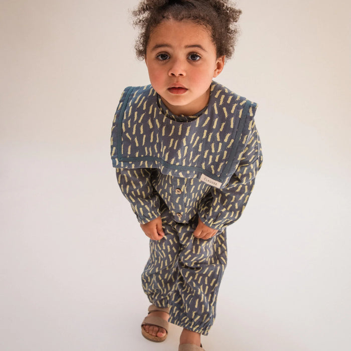 Claude & Co: Gauze Jumpsuit and Collar - Dash