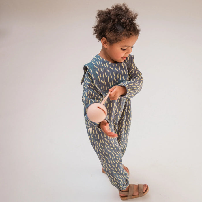 Claude & Co: Gauze Jumpsuit and Collar - Dash
