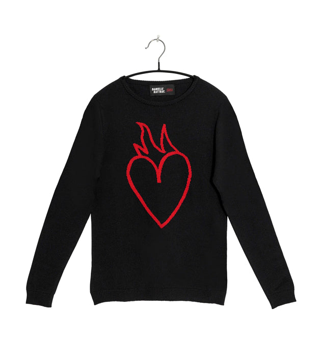 Danielle Rattray: Flaming Heart | Black Red