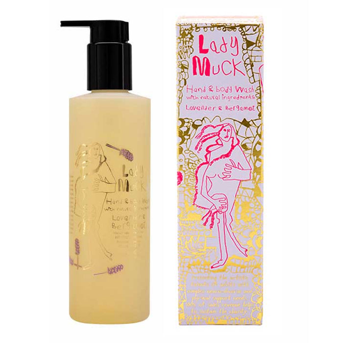 Arthouse Unlimited: Lady Muck Design Hand and Body Wash with Lavender and Bergamot