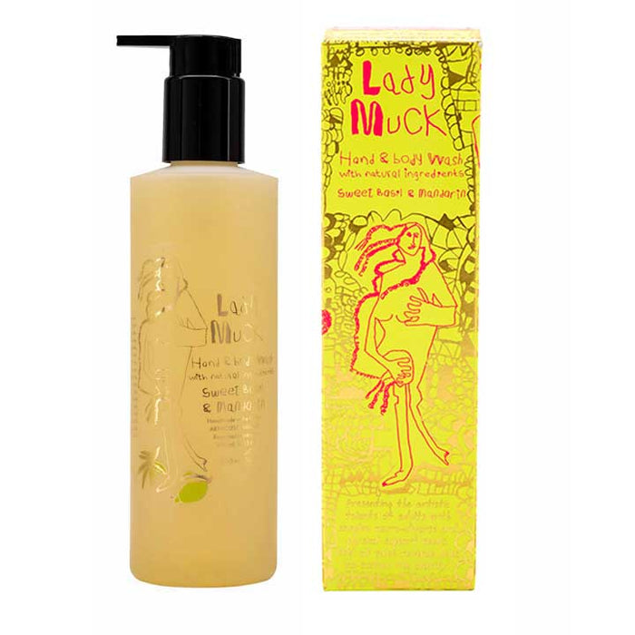 Arthouse Unlimited: Lady Muck Design Hand and Body Wash with Sweet Basil and Mandarin