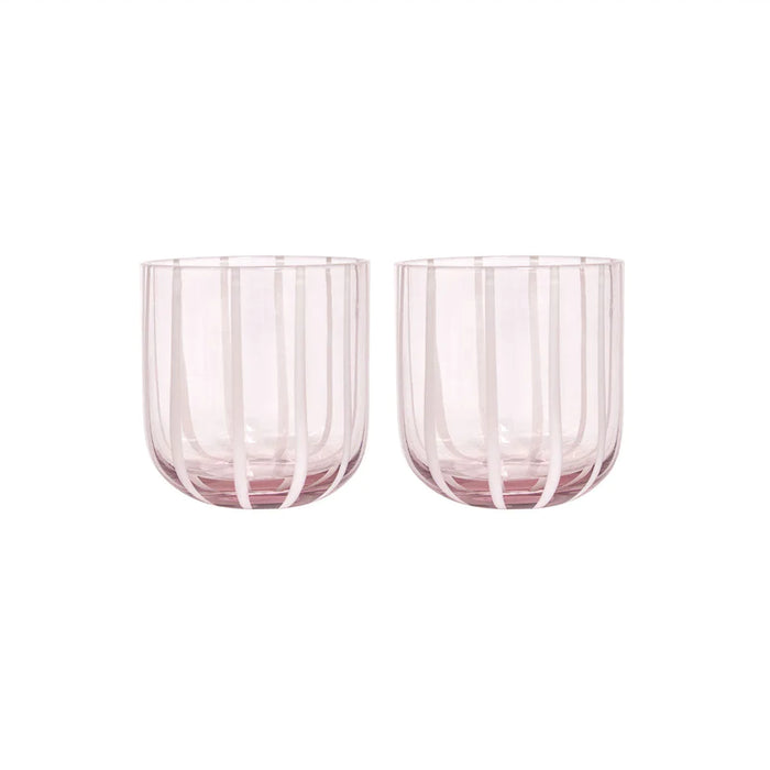 OYOY: Mizu Glass Pack of 2 - Rose