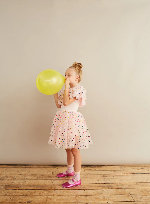 Bob & Blossom:  Pink Spot Dress
