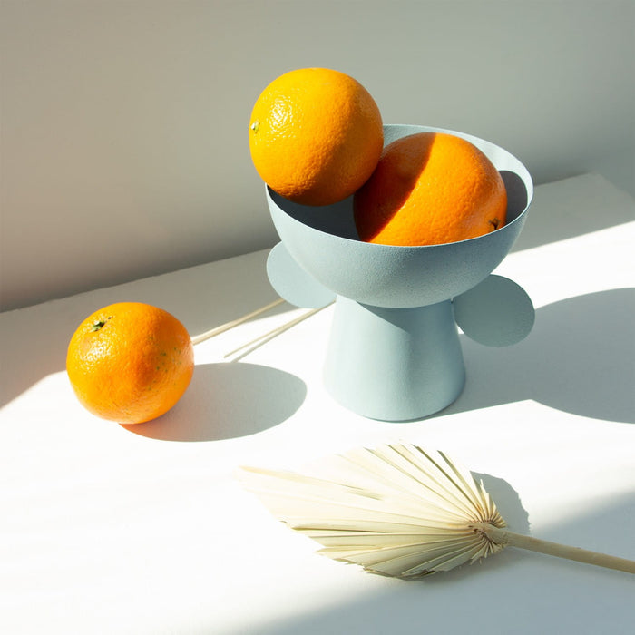 Spherical Vase in Light Blue