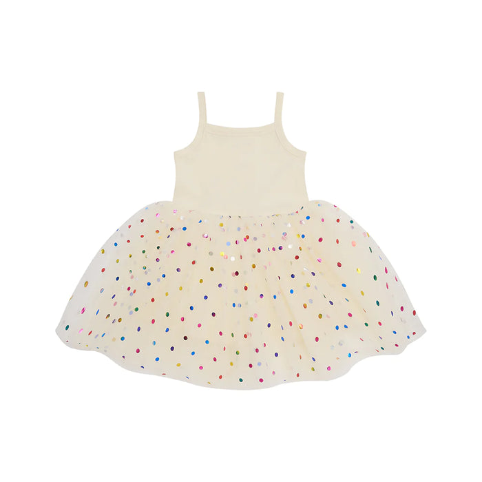 Bob & Blossom:  Vanilla Spot Dress