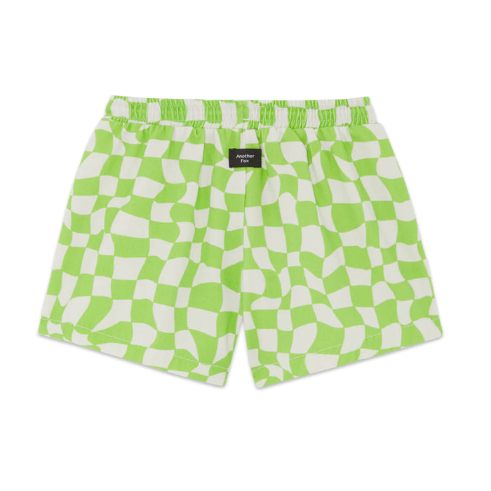 Another Fox: Wavy Checkerboard Shorts - Kids