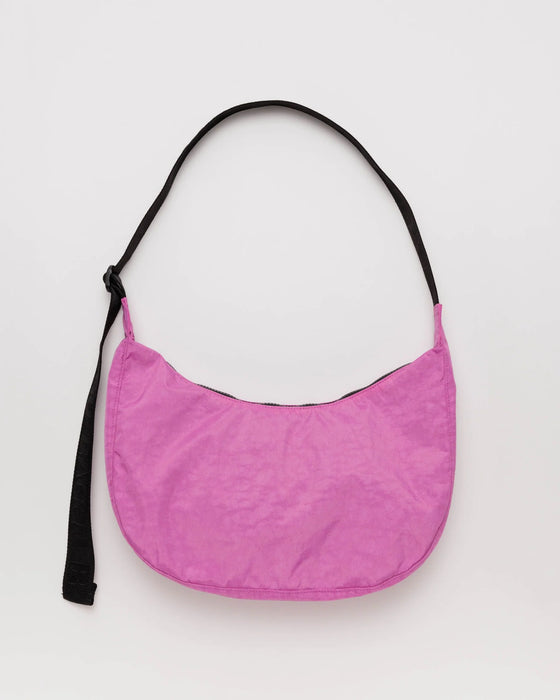 Baggu: Medium Nylon Crescent Bag -  Extra Pink