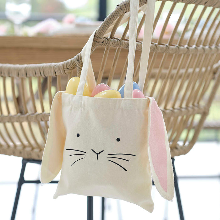 Easter Tote Bag with Bunny Ears