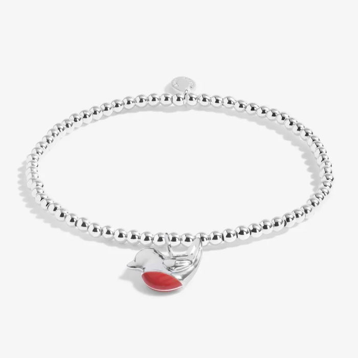 Children's Christmas A Little 'Christmas Robin' Bracelet