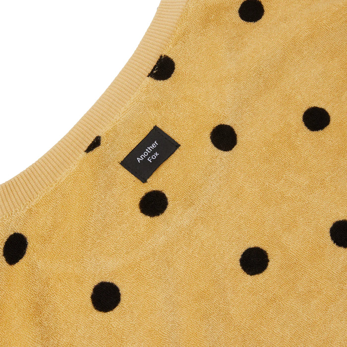Another Fox: Camel Spot Terry Towel Sweatshirt - Adult