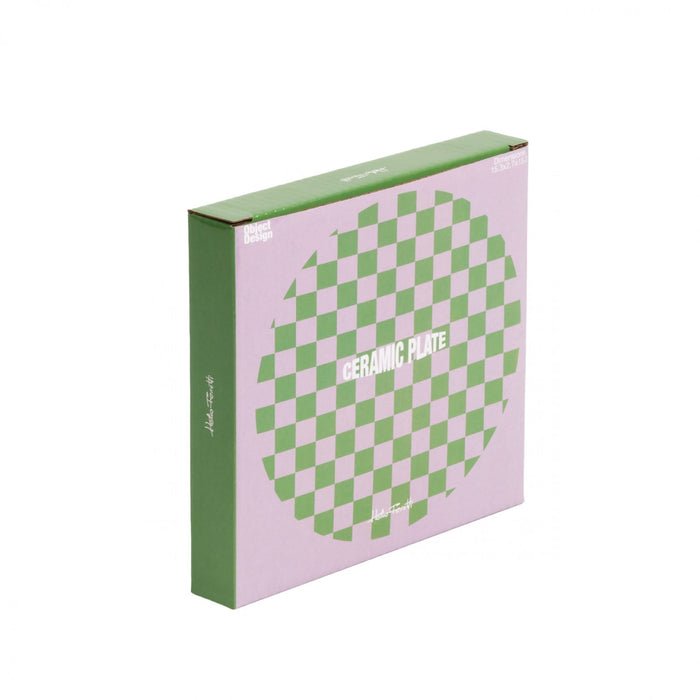 Checkered Ceramic Jewellery Dish