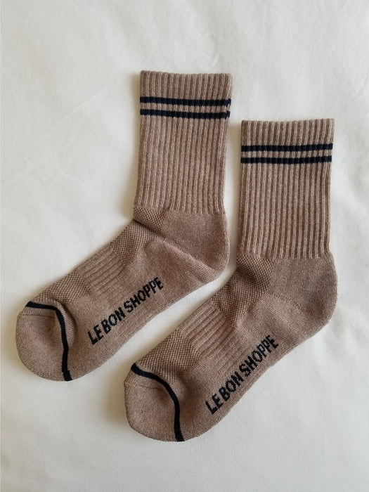 Le Bon Shoppe: Boyfriend socks - Cocoa