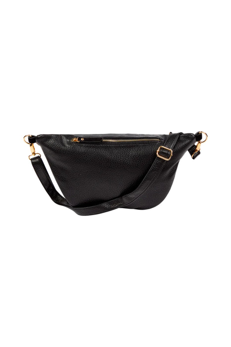 Scamp & Dude: Black Fringed Bum Bag