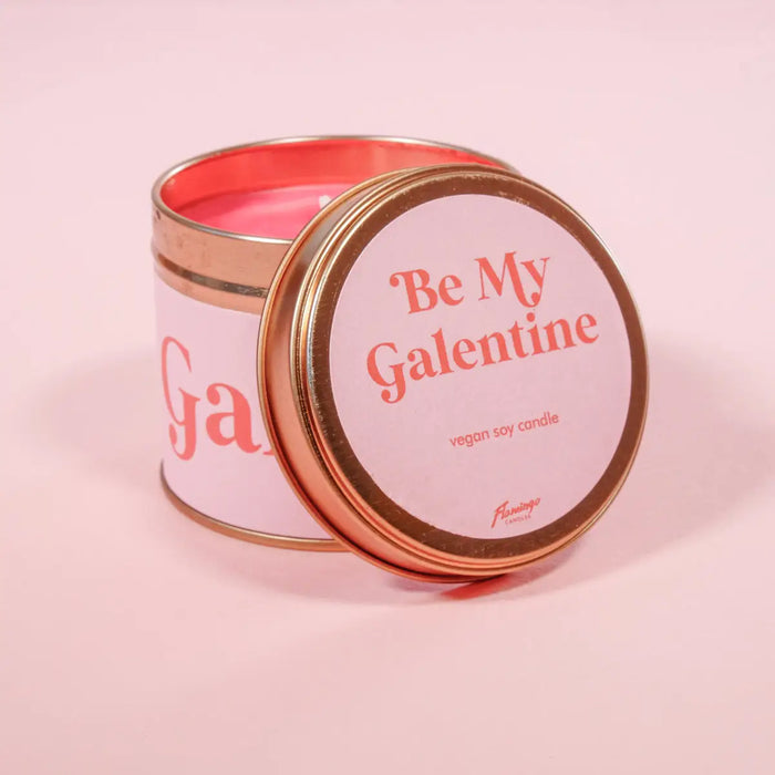 Pomegranate & Fig Be My Galentine Valentine Tin Candle