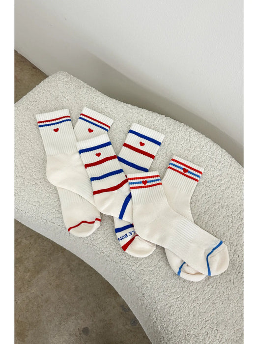 Le Bon Shoppe: Embroidered Girlfriend Socks