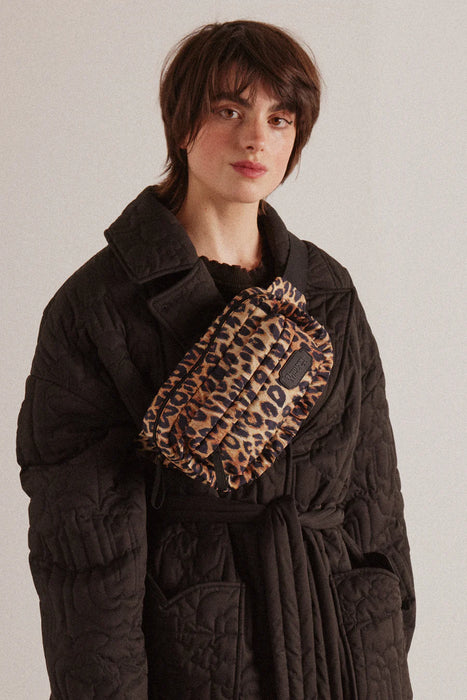 Damson Madder:  Frill Bumbag - Leopard
