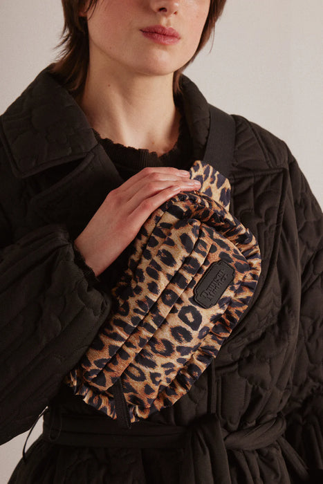 Damson Madder:  Frill Bumbag - Leopard