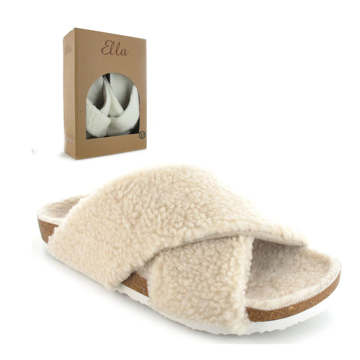 Lola Cross Slide Slippers - Adult