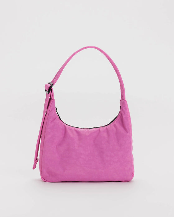 Baggu: Mini Nylon Shoulder Bag - Extra Pink
