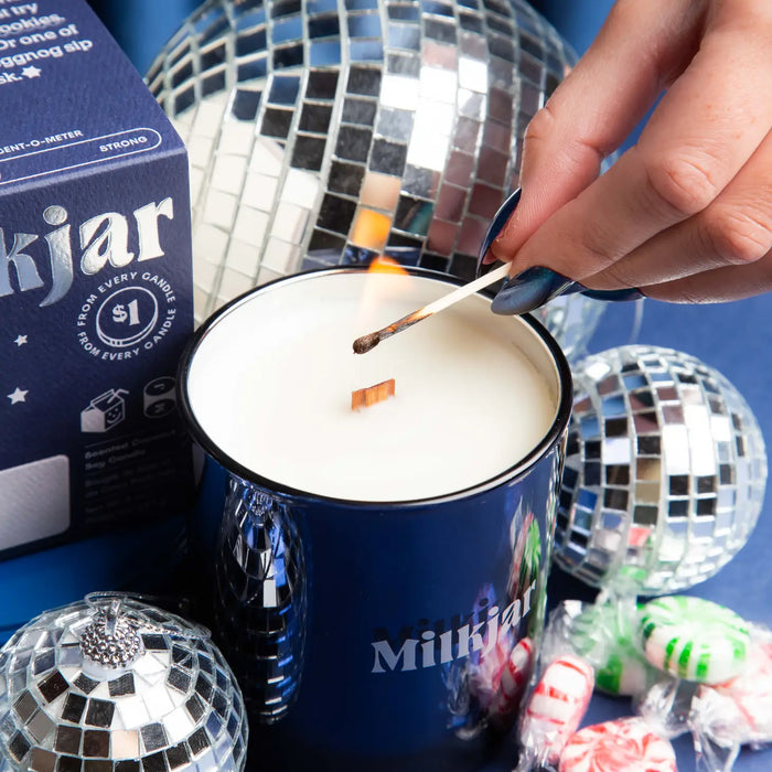 Milkjar: Pattie - Vanilla Chai & Peppermint Coconut Soy 8oz Candle