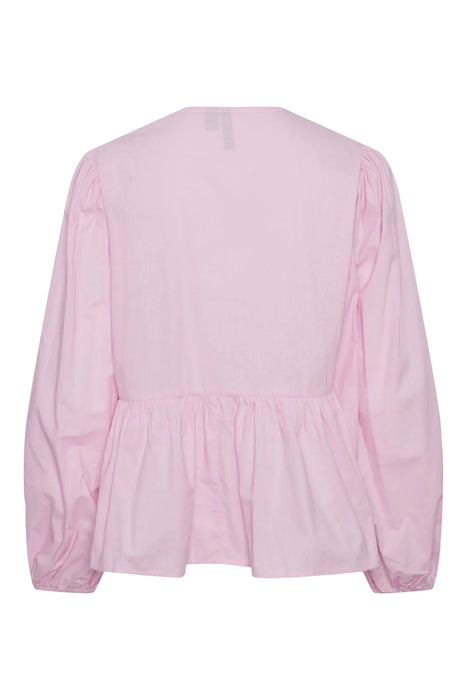 Bow Long Sleeve Top - Pink