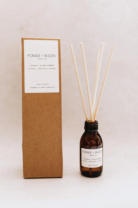 Forage + Bloom: Seasalt + Driftwood Reed Diffuser