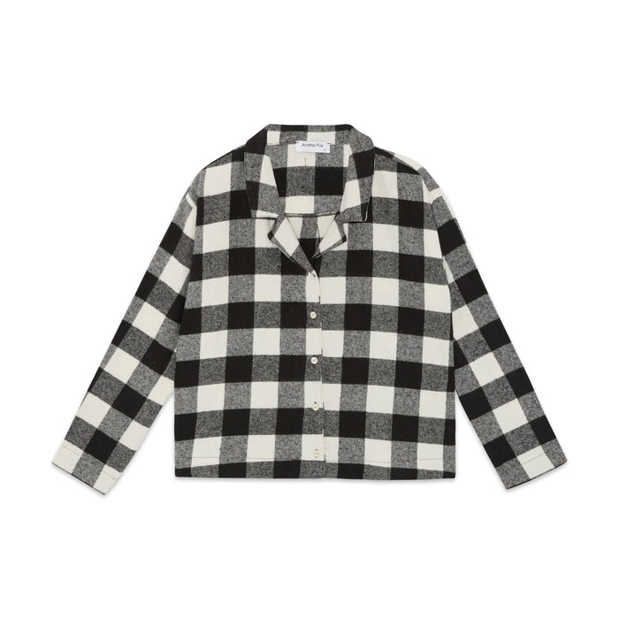 Another Fox:Gingham Check Shirt - Adult