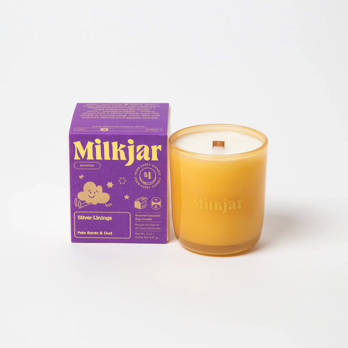 Milkjar: Silver Linings 8 oz Candle