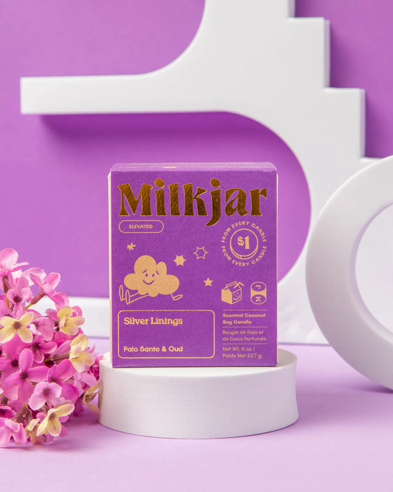 Milkjar: Silver Linings 8 oz Candle
