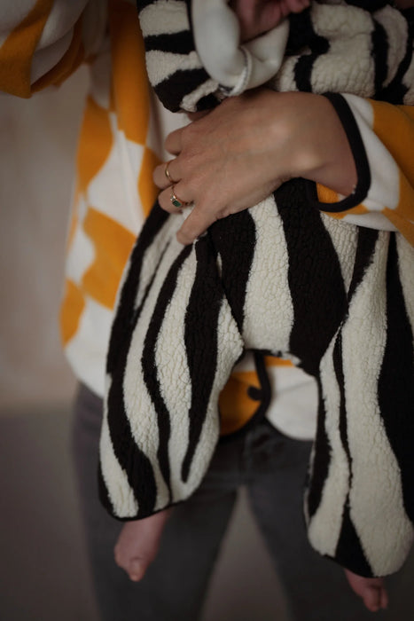 Another Fox: Tiger Sherpa Baby Pramsuit