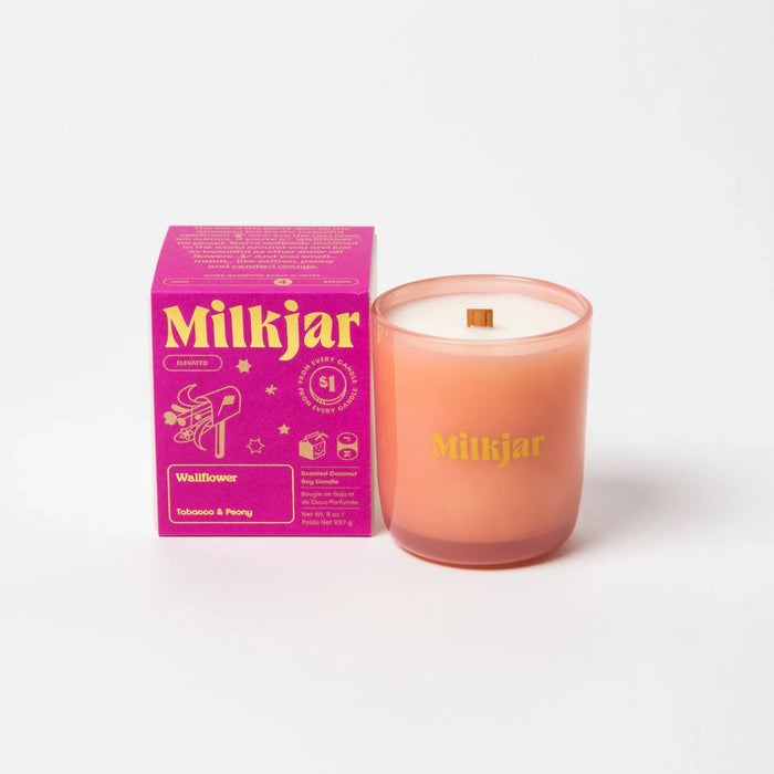 Milkjar: Wallflower 8 oz Candle