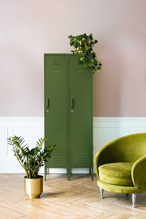 Mustard Made: Storage locker - the skinny in olive