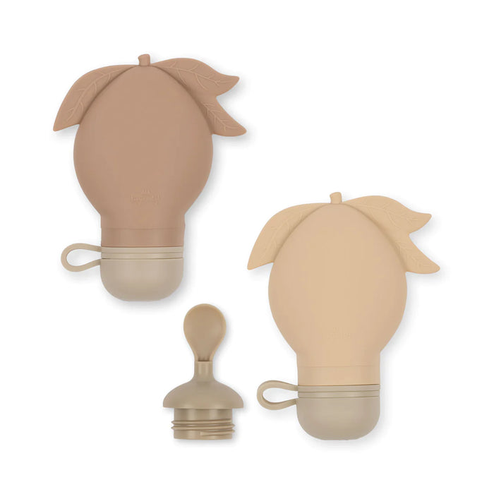 Konges Slojd: 2-pack smoothie bag - shell/blush