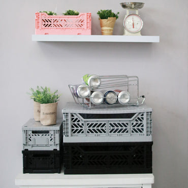 Aykasa: Folding Crate - Medium - Grey