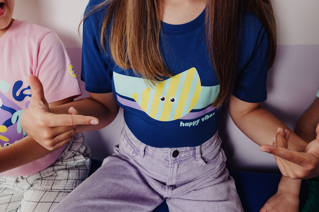 The Vibes: Happy Vibes T-Shirt - 100% profits to support Ukraine