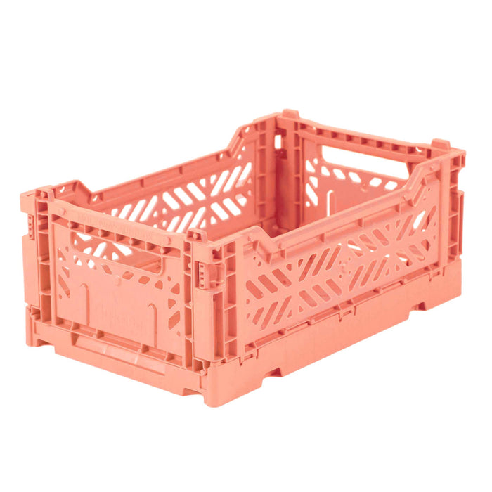 Aykasa: Folding Crate - Mini - Salmon Pink