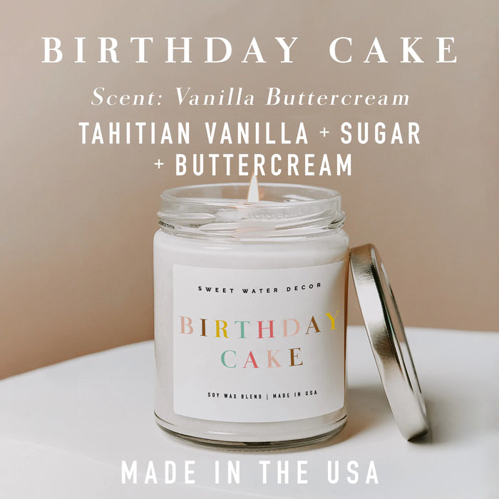 Birthday Cake Soy Candle