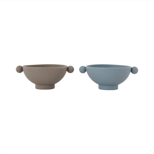 OYOY Living Design: Tiny inka bowl - set of 2 blue/clay