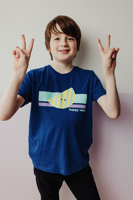 The Vibes: Happy Vibes T-Shirt - 100% profits to support Ukraine