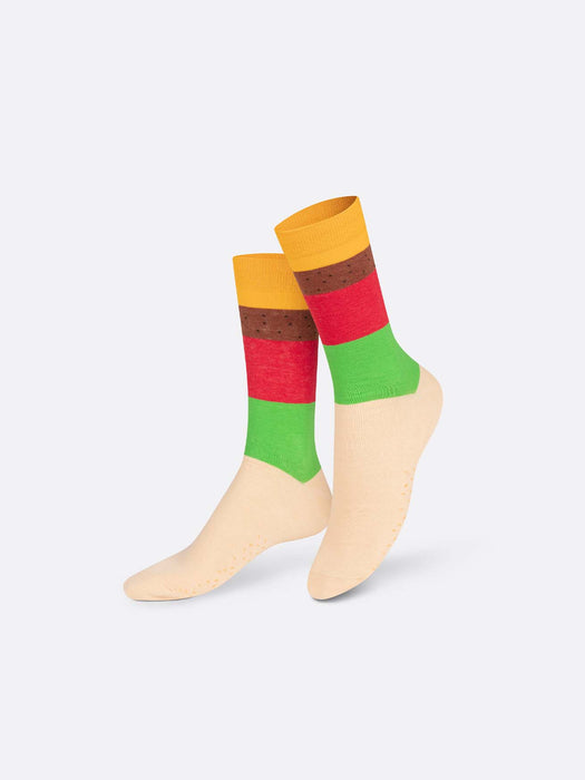 Eat My Socks: Cheeseburger - Adult