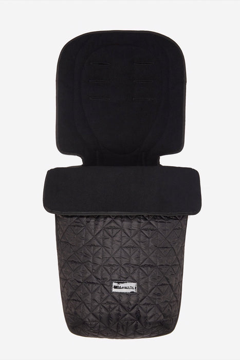 Tiba + Marl: Universal Buggy Footmuff - Black Quilted