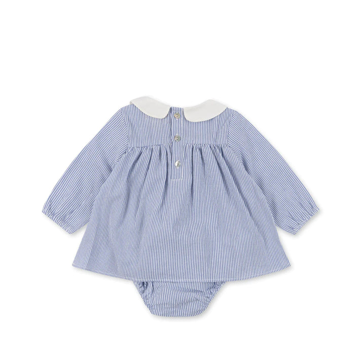 Konges Slojd: French collar romper - true stripe
