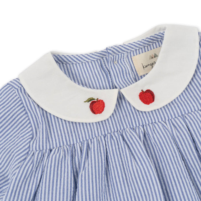 Konges Slojd: French collar romper - true stripe