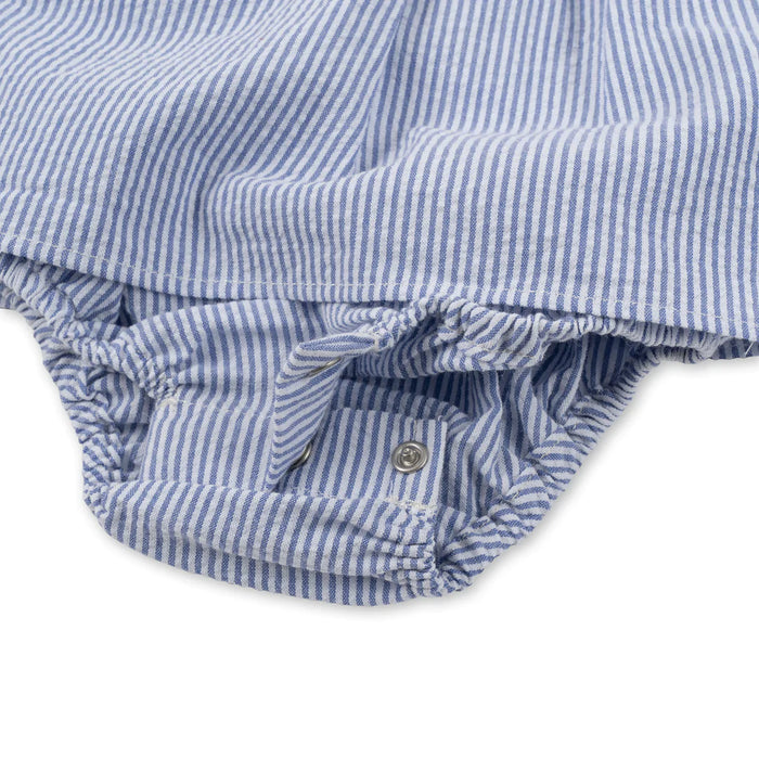 Konges Slojd: French collar romper - true stripe