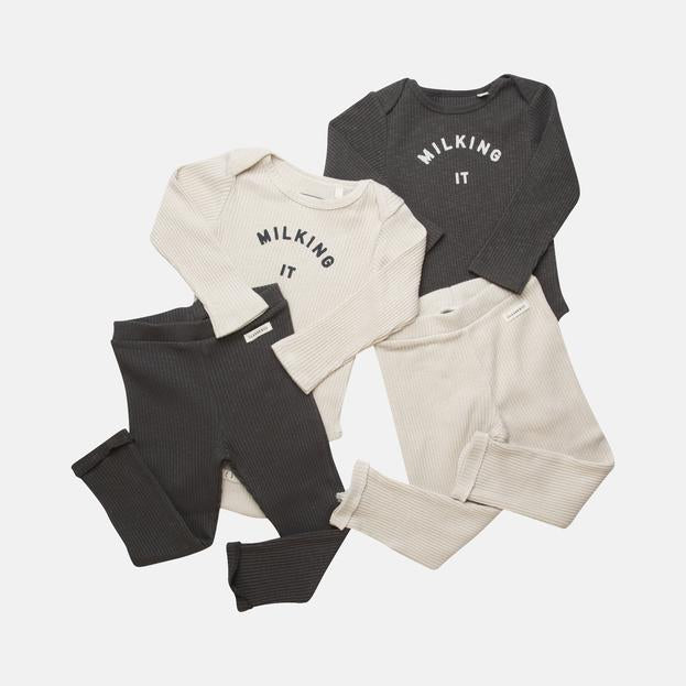 Claude & Co: Oat Organic Rib Leggings