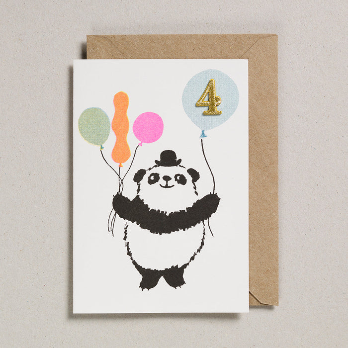 Petra Boase: Riso Pets Card - Panda (Age 4)